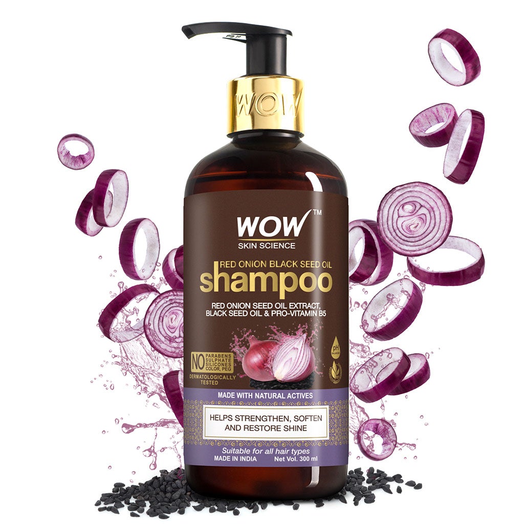 WOW Onion Shampoo for Hair Growth and Hair Fall Control