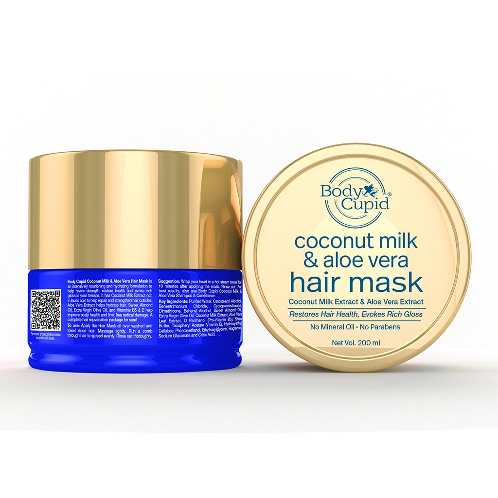 WOW Coconut milk and Aloe Vera Hair Mask By Body Cupid - 200 ml