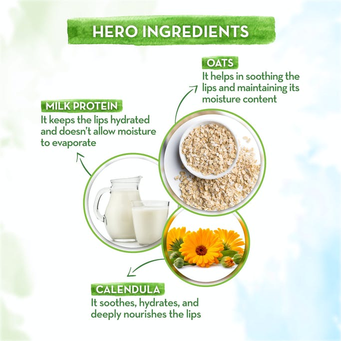 MamaEarth 100 Percent Natural Milky Soft Lip Balm for Kids, Babies for 12 Hour Moisturization, with Oats, Milk & Calendula 4g Natural