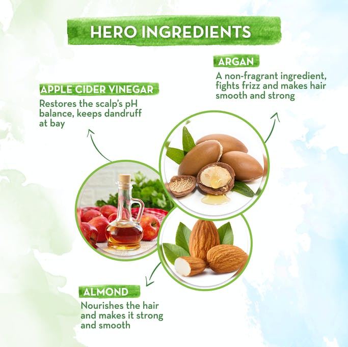 MamaEarth Argan Conditioner with Argan and Apple Cider Vinegar for Frizz-Free and Stronger Hair - 250ml