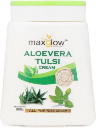 maxglow alovera  tulsi cream