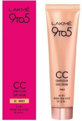Lakme 9 to 5 Complexion Care CC Cream Foundation (Honey, 30 g)