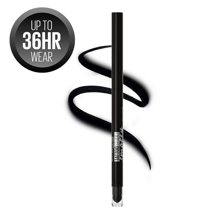 MAYBELLINE TATTOO STUDIO SMOKEY GEL PENCIL EYELINER SMOKEY BLACK