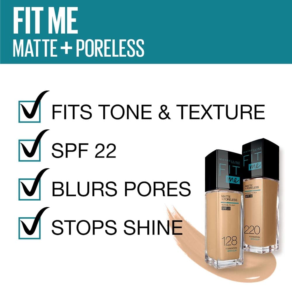 MAYBELLINE FIT ME TUBE FOUNDATION - 220 NATURAL BEIGE