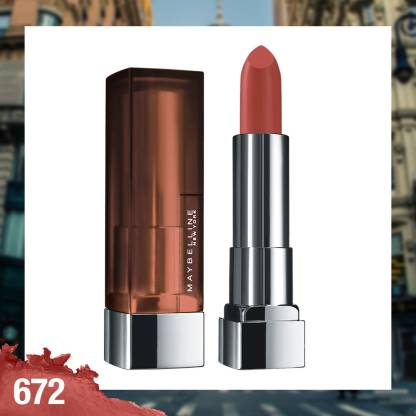MAYBELLINE COLOR SENSATIONAL CREAMY MATTE LIPSTICK - DARING BLUSHED - 672
