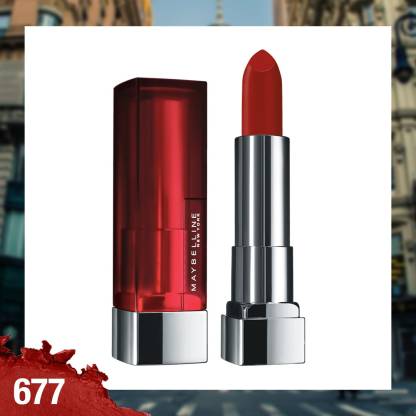 MAYBELLINE COLOR SENSATIONAL CREAMY MATTE LIPSTICK - NOHO AMBER - 677