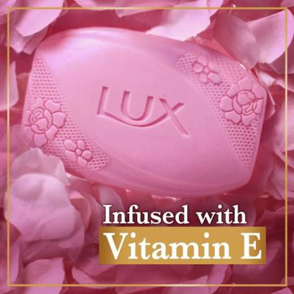 LUX Soft Glow Rose & Vitamin E For Glowing Skin Beauty Soap Offer Pack  (8 x 150 g)