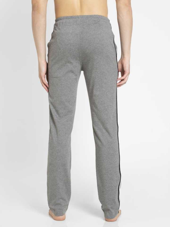 JOCKEY (US 94) Track Pant for Men with Drawstring Closure - Grey Melange