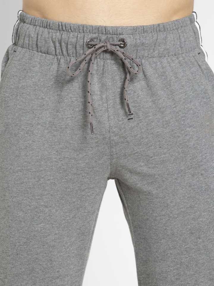 JOCKEY (US 94) Track Pant for Men with Drawstring Closure - Grey Melange