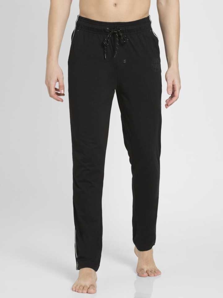 JOCKEY (US 94) Track Pant for Men with Drawstring Closure - Black