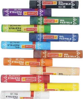 Camel Oil Pastels 12 Shades  (Multicolor)