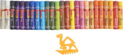 Camel Oil Pastels 25 Shades Reusable Pack  (Multicolor)