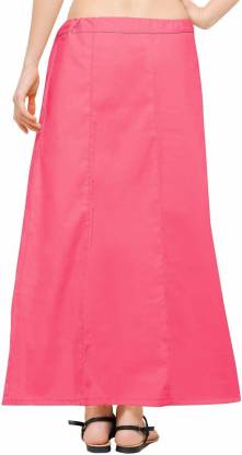 Petticoat - Women's Cotton Blended Indian Readymade Petticoats - PINK COLOUR