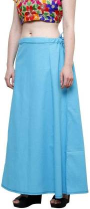 Petticoat - Women's Cotton Blended Indian Readymade Petticoats - SEA GREEN COLOUR