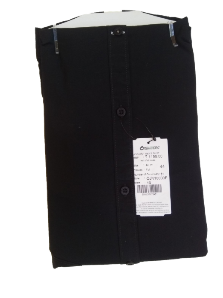 OXEMBERG SHIRT - Men's Cotton Slim-fit SOLID COLOUR Formal Shirt – OJN10003F-10