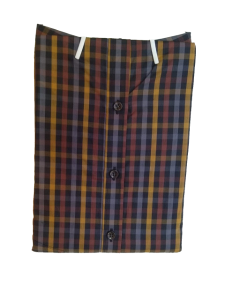 ZADE SHIRT -  Regular, Slim Fit Full Sleeve Cotton CHECK Shirt for Men -SN16534312