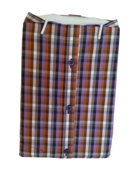 ZADE SHIRT - Regular, Slim Fit Full Sleeve Cotton, CHECK Shirt for Men