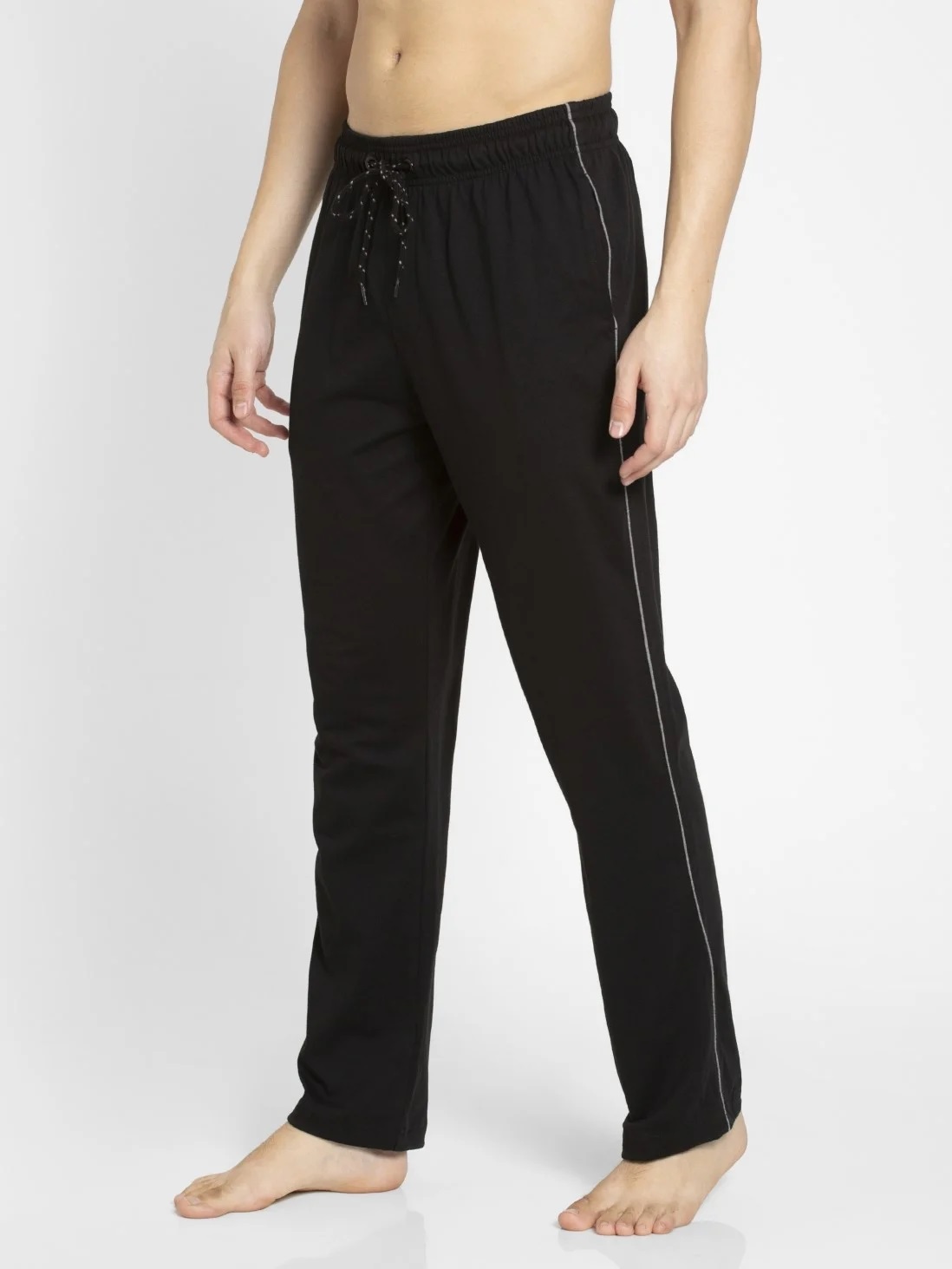 BUMCHUMS TRACK PANT (LOUNGER) - BLACK MELANGE COLOUR