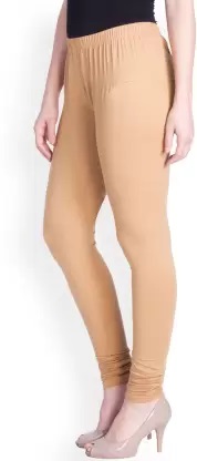 LYRA - Indian Churidar Leggings For Women -Biscuit Colour