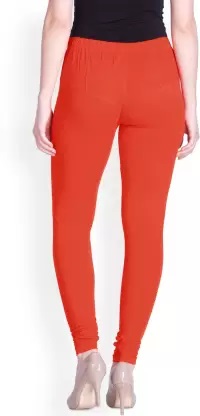 LYRA - Indian Churidar Leggings For Women - Squash Orange Colour