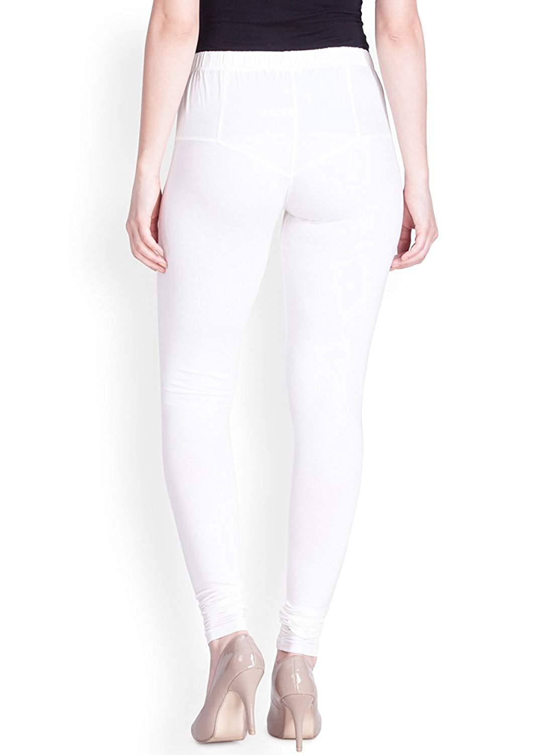 LYRA - Indian Churidar Leggings For Women - White Colour