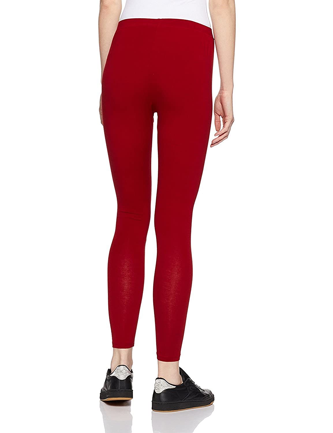 LYRA - Ankle Length Leggings For Women - Parry Red Colour