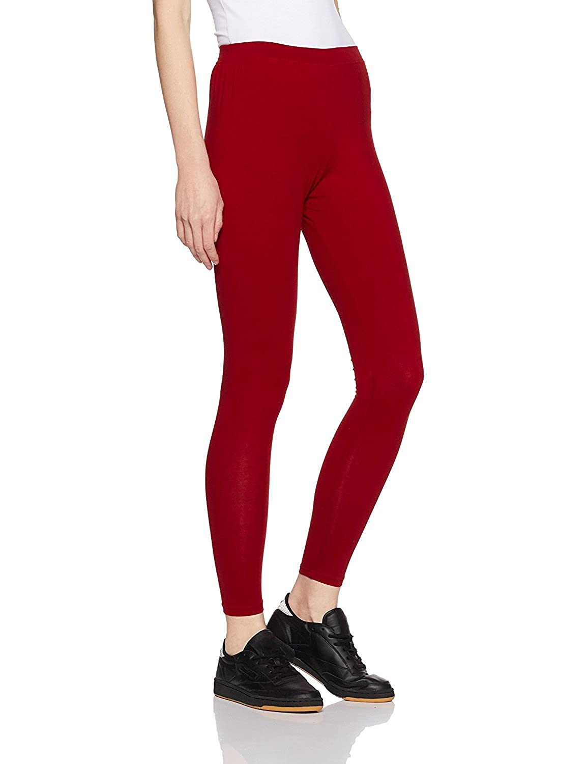 LYRA - Ankle Length Leggings For Women - Parry Red Colour