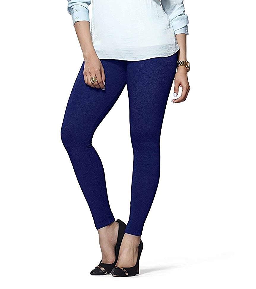 LYRA - Ankle Length Leggings For Women - Royal Blue Colour