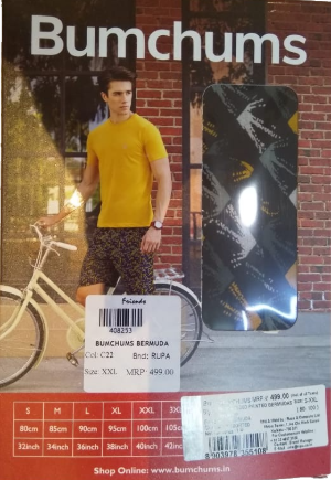 Bumchums Men's & Boy's Bermuda Shorts